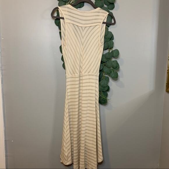 Anthropologie Postmark Striped Asymmetrical Button Down Dress Small - Picture 8 of 10